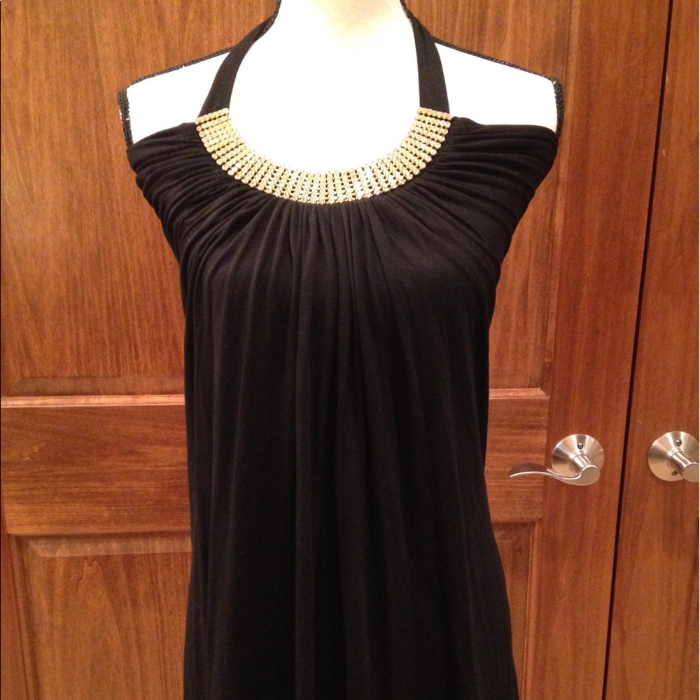 NWT Jewel Detail Love Culture Halter Top
